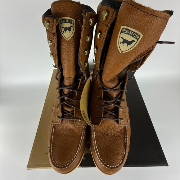 Irish Setter Wingshooter 896 Brown Leather Boots Mens 11 E2 Waterproof 400g - Picture 6 of 14